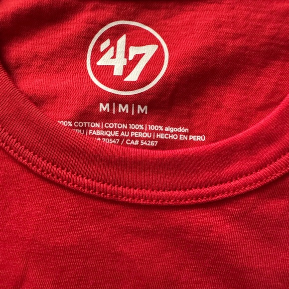 47 Red San Francisco 49ers Long Sleeve Tee - Picture 3 of 4